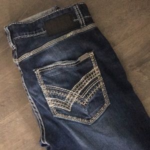 Buckle black jeans
